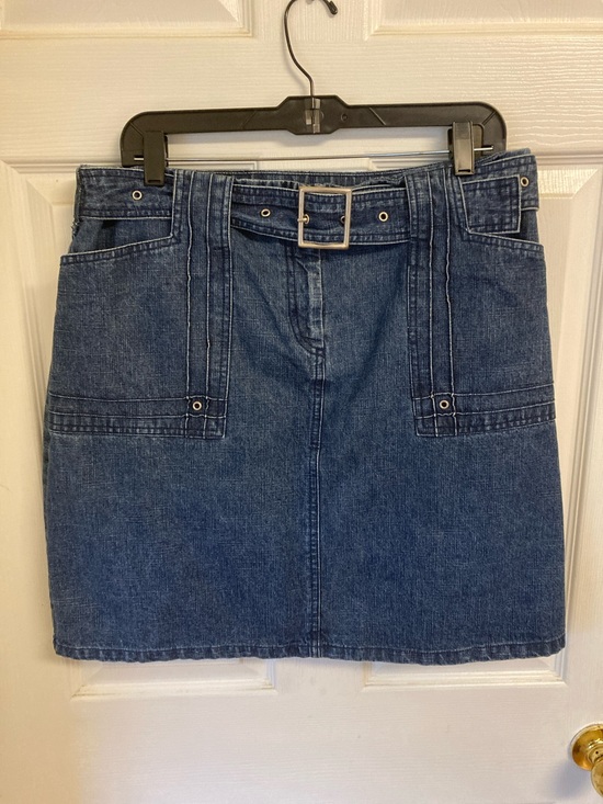 Carolina Blues Dresses & Skirts - Carolina Blues Denim Mini Skirt with Belt